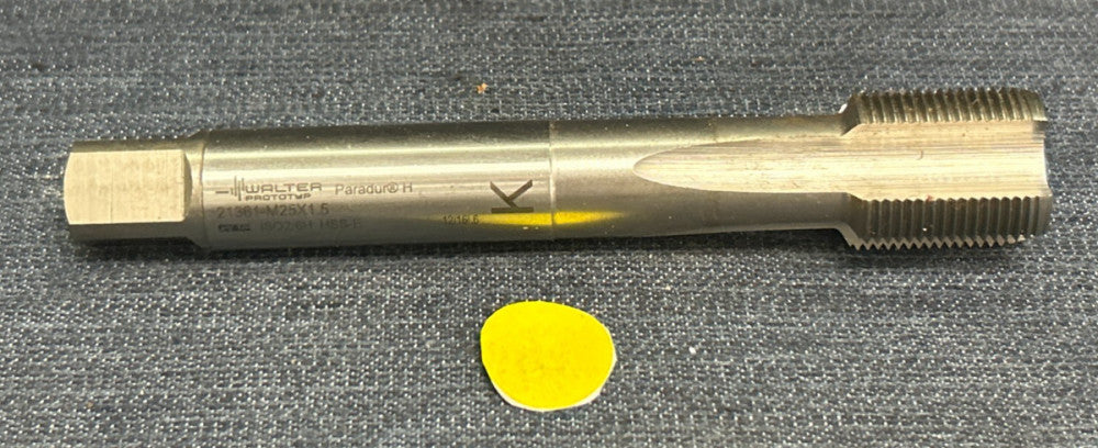 WALTER PROTOTYP TAPER TAP 21361- M25 X 1.25 HSS-E