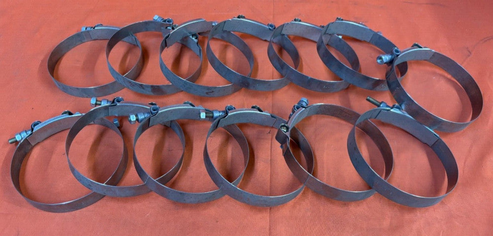 R.G. RAY CORP. V - CLAMP 844-72  ID: 4-1/2 IN.  -  4-7/8 IN. (LOT OF 13)