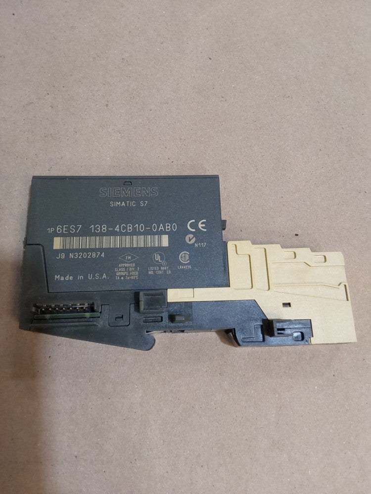 SIEMENS NEW 6ES7 138-4CB10-0AB0 PLC SIMATIC S7 W/ 6ES7 193-4CD20-0AA0