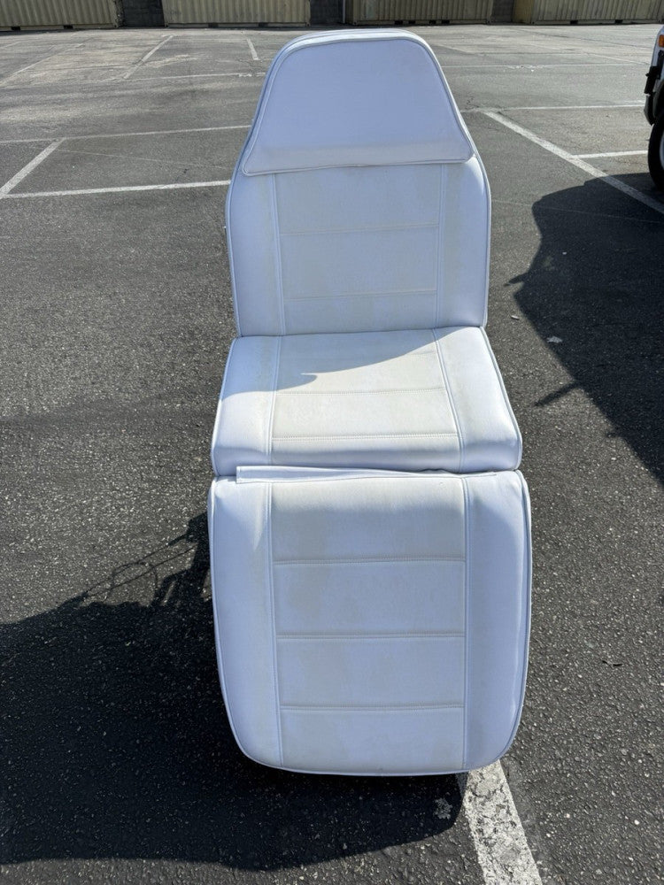 Electric Adjustable Spa Chair / Medical Exam Treatment Table with Remote – White