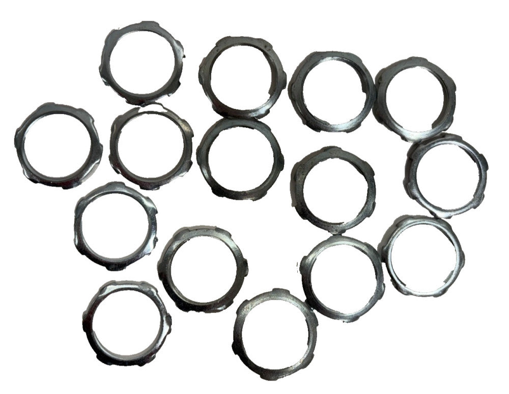 T&B LOCKNUT THREADED, RMC/IMC, 1-1/2" TADE SIZE, ZINC PLATED, STEEL