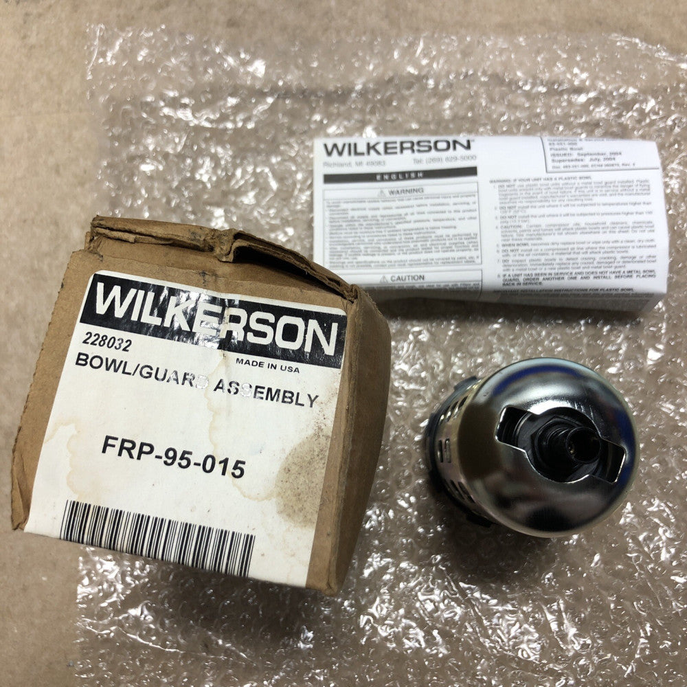 NEW Wilkerson FRP-95-015 Bowl/Guard Assembly 