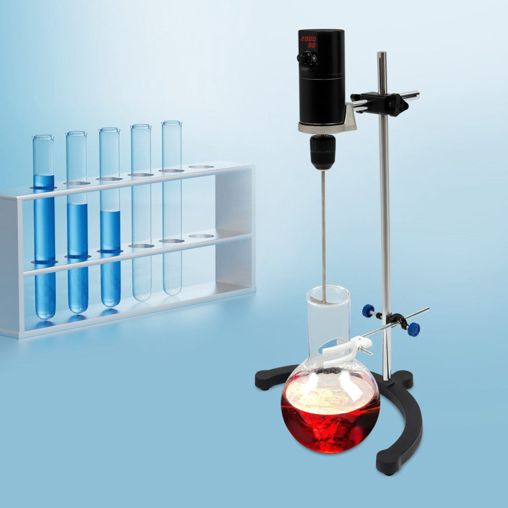 120W Electric Overhead Stirrer Max.40L Digital Lab Mixer Time & Speed Adjustable