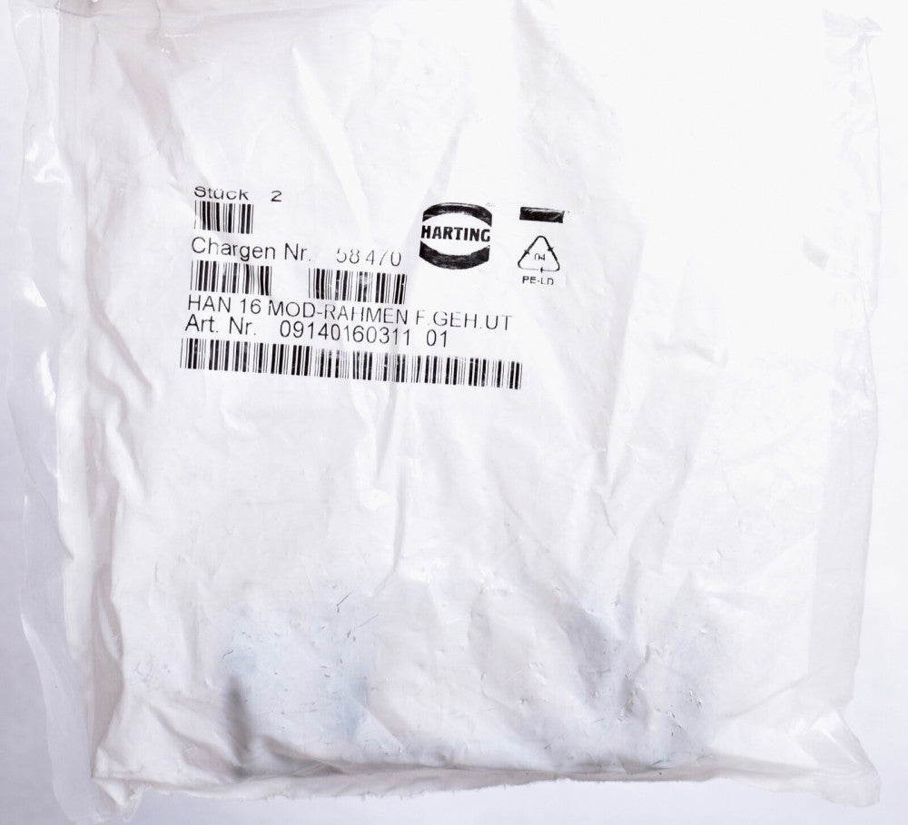 2 Count HAN Harting Fixed Frames for 4MOD  09140160311