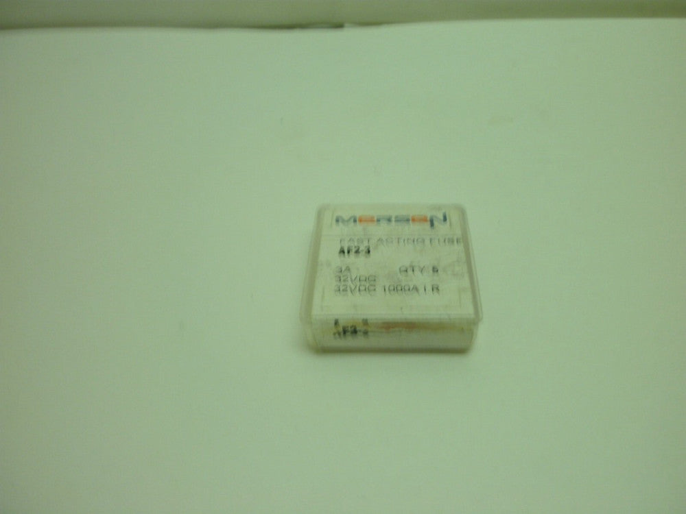 MERSEN AF2-3 FAST-ACTING FUSE AUTO 3 AMP 32,32 VAC/VDC 1-(BOX OF 5) NEW IN BOX