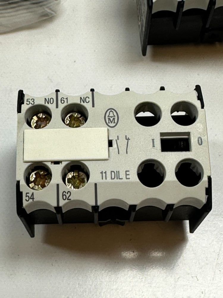 Moeller 11 DIL E Auxiliary Contact Block 10A 600V (Lot of 3) New Fast Ship