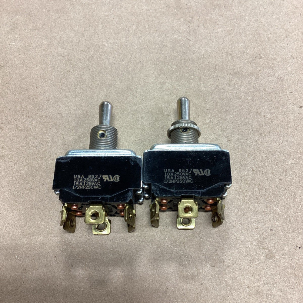 Lot Of 2 USA 9627 Toggle Switch 1/2 HP 250VAC BLACK *FREE SHIPPING*