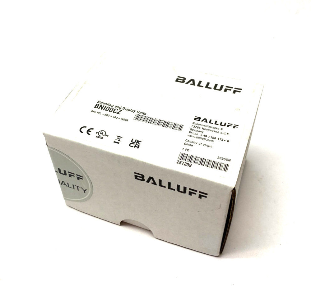 Balluff BNI00CZ SmartLight Compact LED Signal Light 6-Seg, BNI IOL-803-102-R036