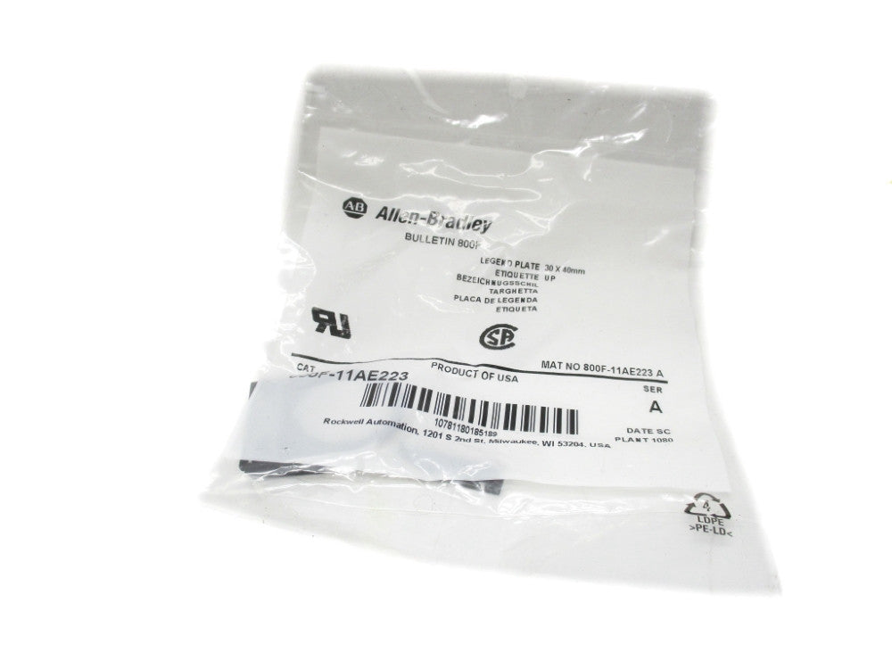ALLEN BRADLEY 800F-11AE223 SER. A NSMP