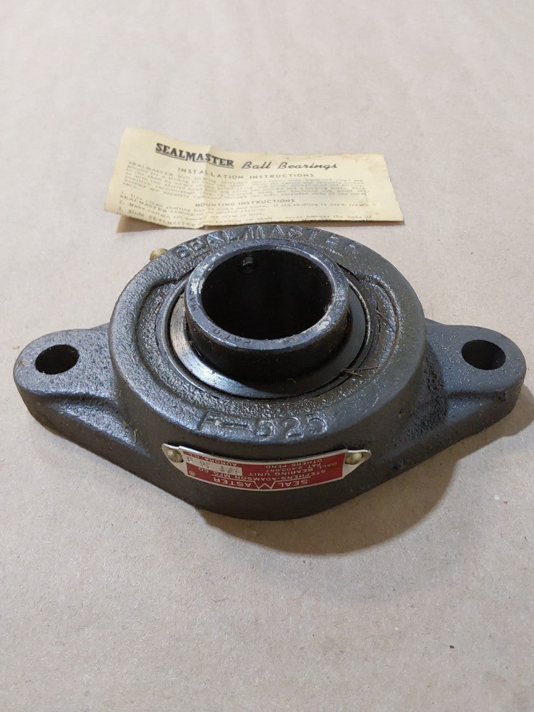 Sealmaster SFT-20R Flange-Mount Ball Bearing Unit - 2-Bolt Flange, 1-1/4 in Bore