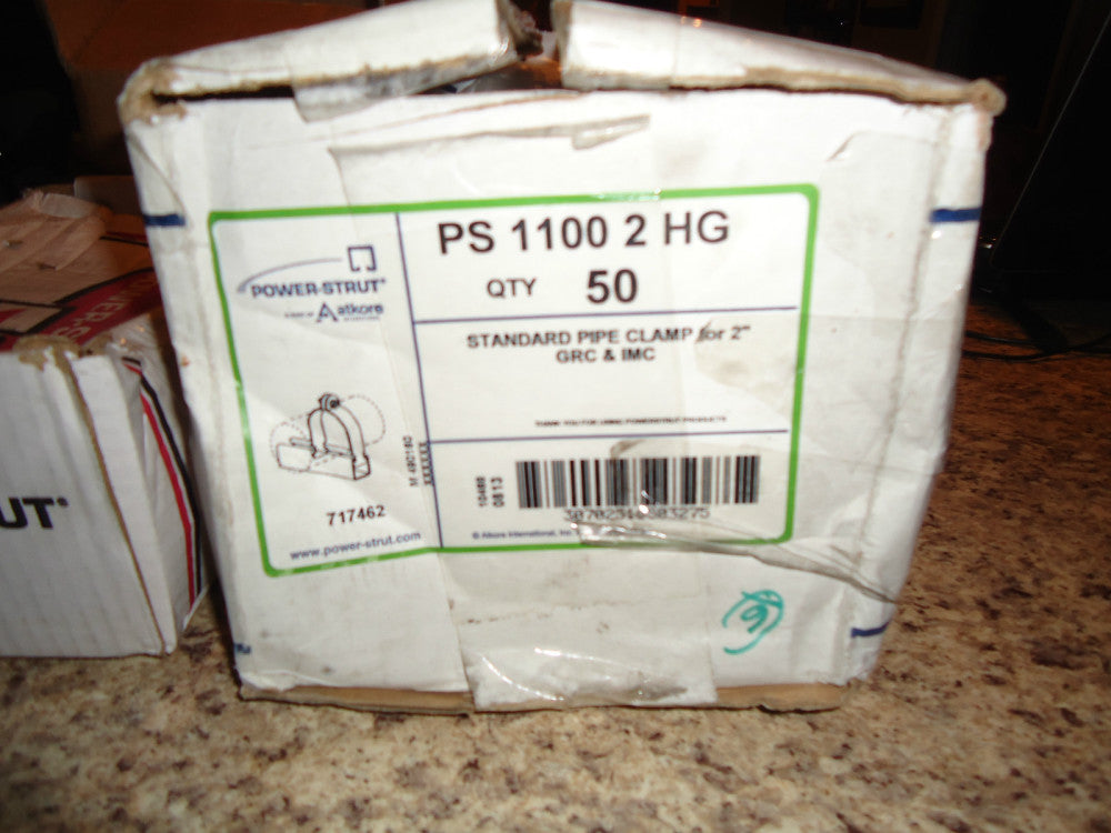 POWER-STRUT PS-1100-2-HG or PS11002HG Standard Pipe Clamp ***Box of 50*** (NEW) 