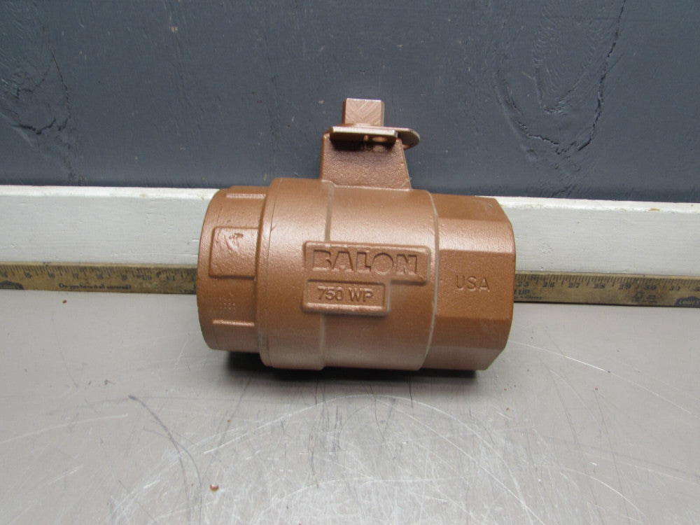 BALON 3F-S32-SE , 3" FULL PORT BALL VALVE, 750 W.P. , THREADED, NIB! MAKE OFFER!