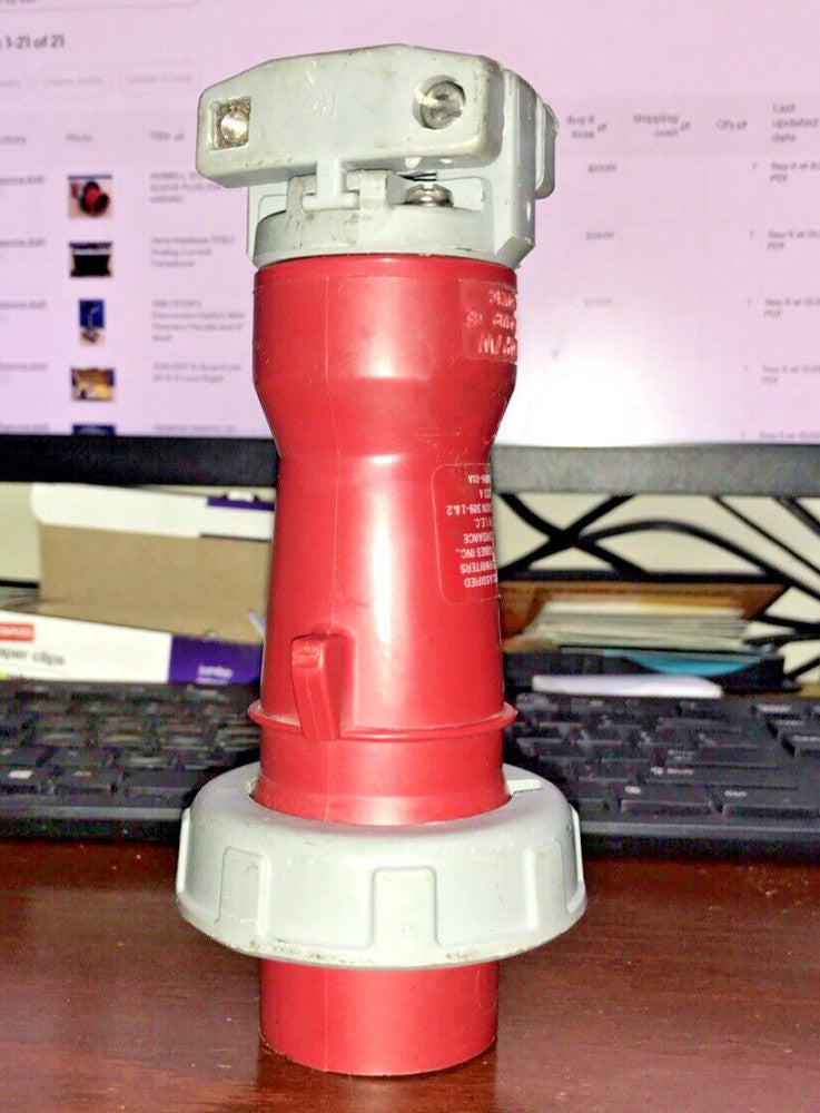 HUBBELL 320P7W PIN & SLEEVE PLUG 20A 3PH 480VAC