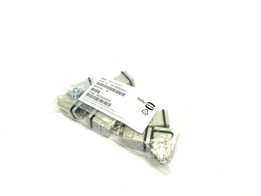 Harting 09120053001 Crimp Termination Module Han Q5/0-M-C PKG OF 10