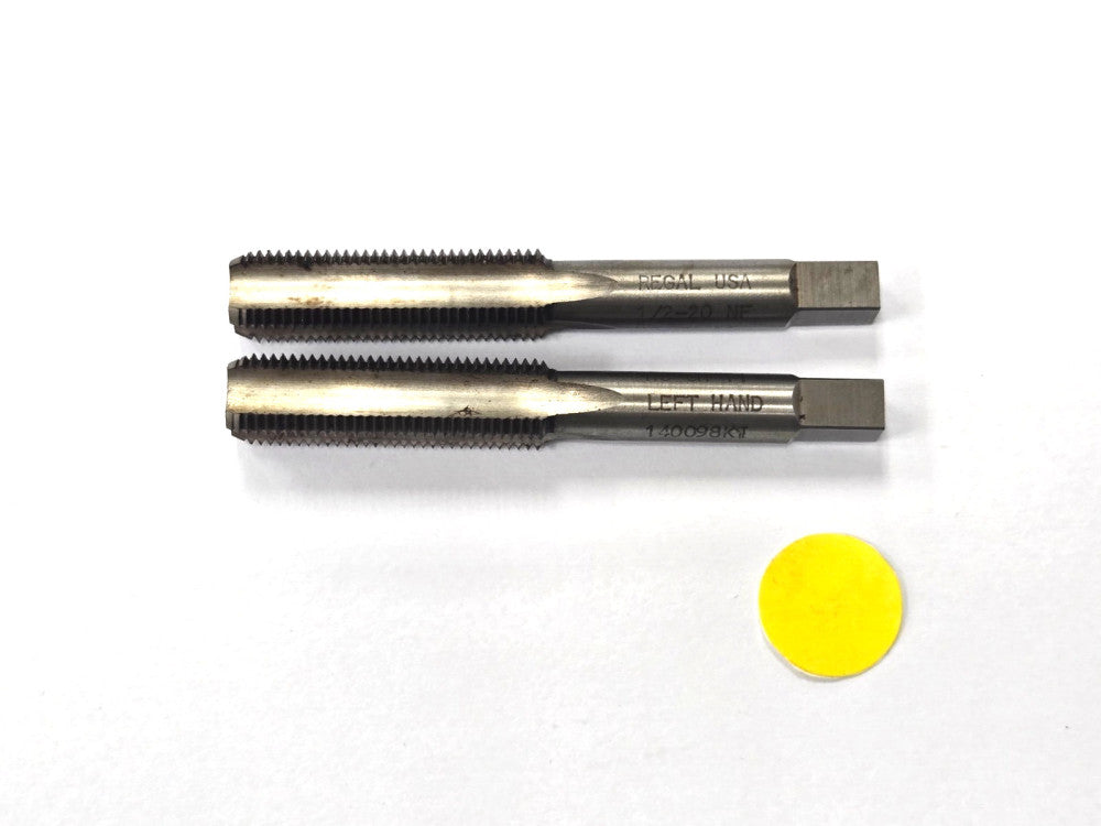 REGAL CUTTING TAP WITH PLUG CHAMFER  #1/2-20 NF HS GH-11  LEFT HAND LOT OF 2