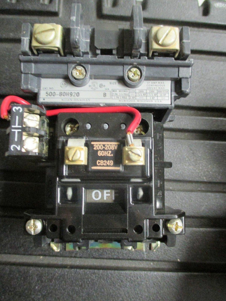 Allen Bradley 500-B0H920 SERIES B AC Contactor 
