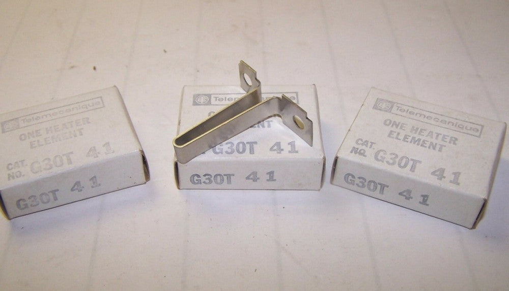 3) NEW TELEMECANIQUE G30T41 OVERLOAD HEATER ELEMENT  LOT OF 3