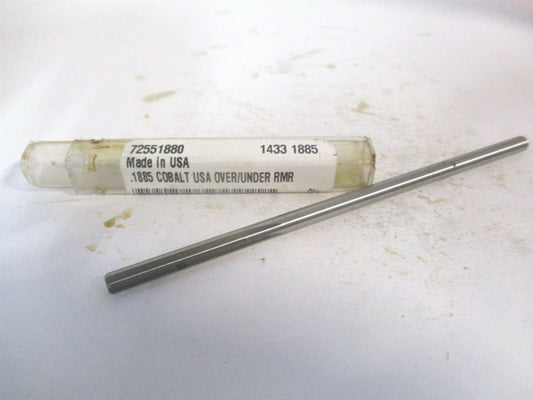 (1433-0.1885) 0.1885 x 1-1/8 x 4-1/2" Straight Shank Cobalt 6Fl Chucking Reamer 