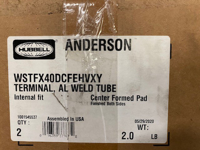 (Lot of 2) HUBBELL EHV Connector WSTFX-40-D-CF-EHV-XY (NEW)
