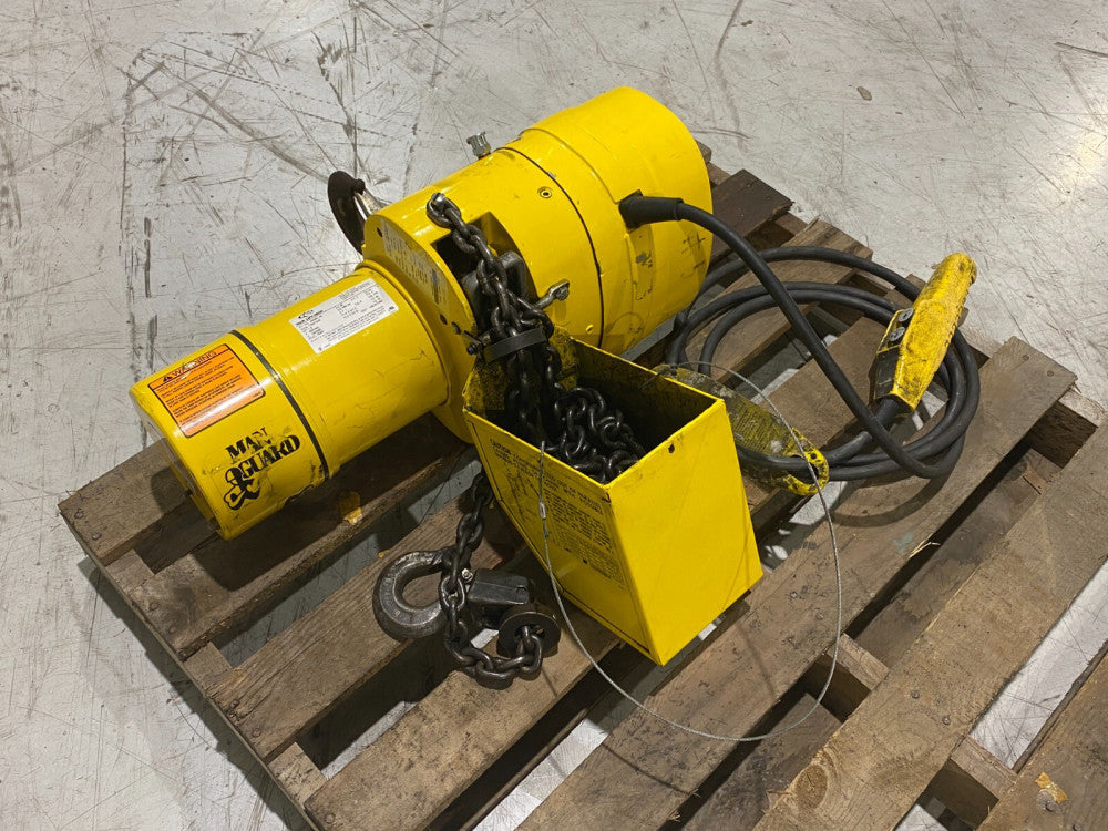 Yale Lift-Tech BEHC0116 ManGuard Budgit Electric Chain Hoist 1-Ton Capacity 1HP