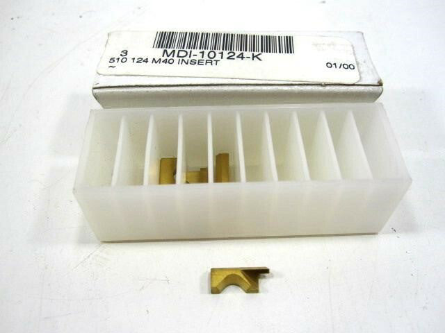 Lot Of 4 MDI-1-124-K Carbide Inserts NEW