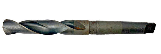 #3 MORSE TAPER SHANK 1" DRILL BIT, SPIRAL 2 FLUTE, OAL 9-3/4"