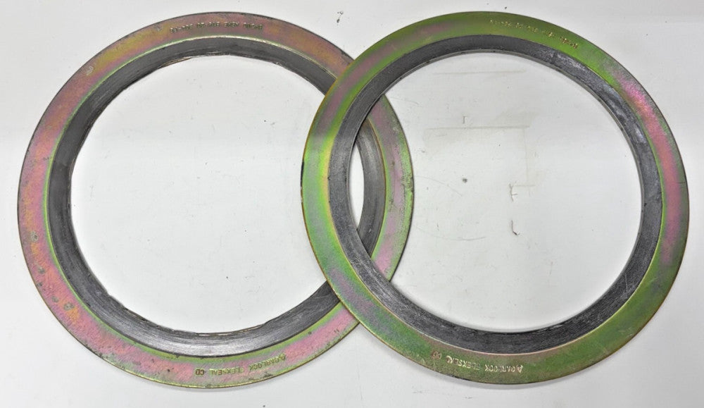GARLOCK FLEXSEAL FLEXIABLE GASKET LOT OF 2 8" PRESSURE CLASS 300 B16-20 304FG