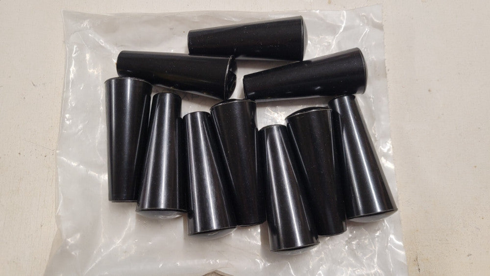 Lot of 10 Carr Lane CL-1-PH Tapered Phenolic Handles 1/4-20 Thread 2-5/8" Long