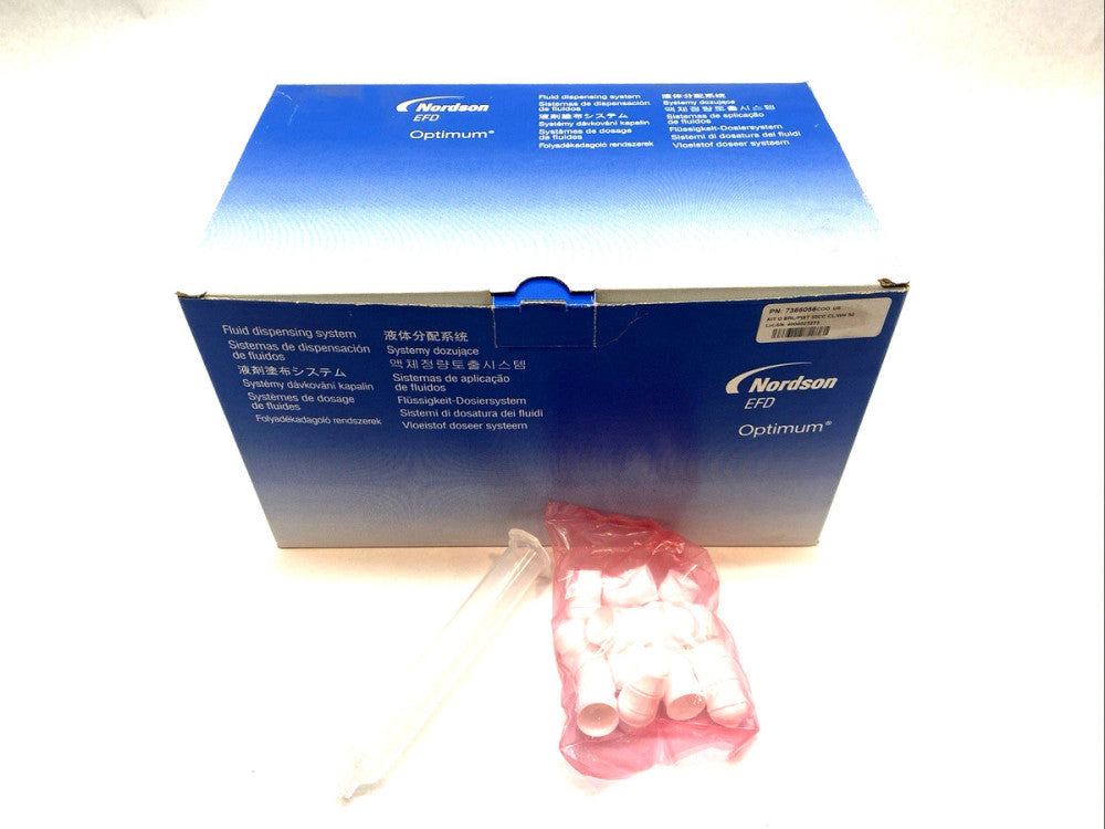 Nordson EFD 7012153 55 cc Syringe Barrels w/White Piston PKG OF 50