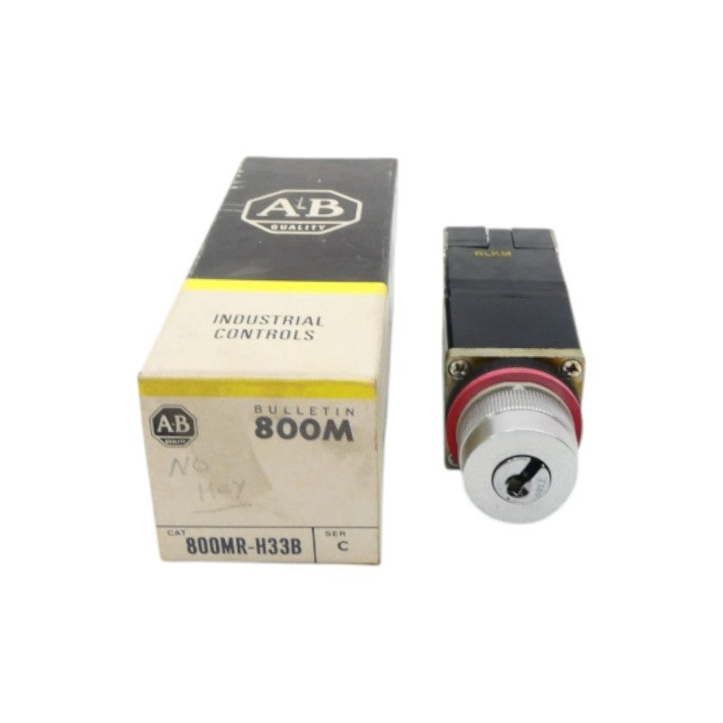 ALLEN BRADLEY 800MR-H33B SER. C (NO KEY) (YL/BK) NSMP