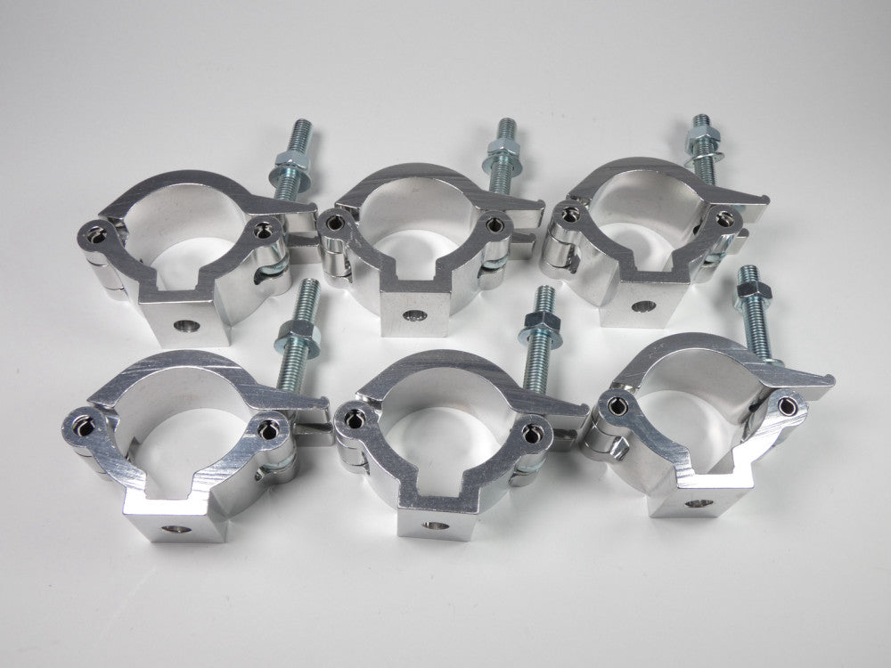 *Lot of 6* Doughty T57400 Mammoth Half Coupler Clamp 500Kg Polished Silver - ...