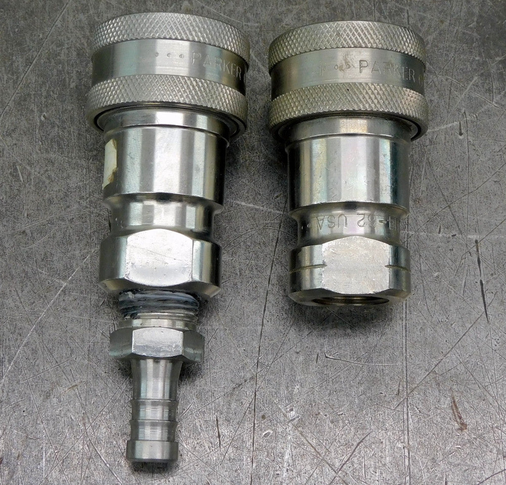 Parker SSH4-62 Quick Connector Coupling 1/2" NPT Lot of Two (2) Female