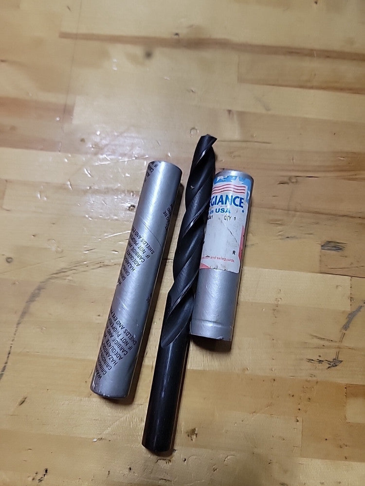 41/64 Drill Bit Allegiance USA High Speed Steel Black Oxide  Jobber Length 