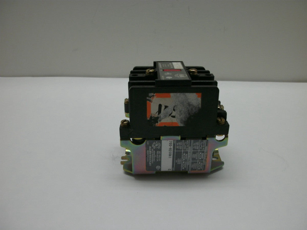 ALLEN BRADLEY 700-N200A1 SER C INDUSTRIAL CONTROL RELAY TYPE N 120V 60HZ 2NO