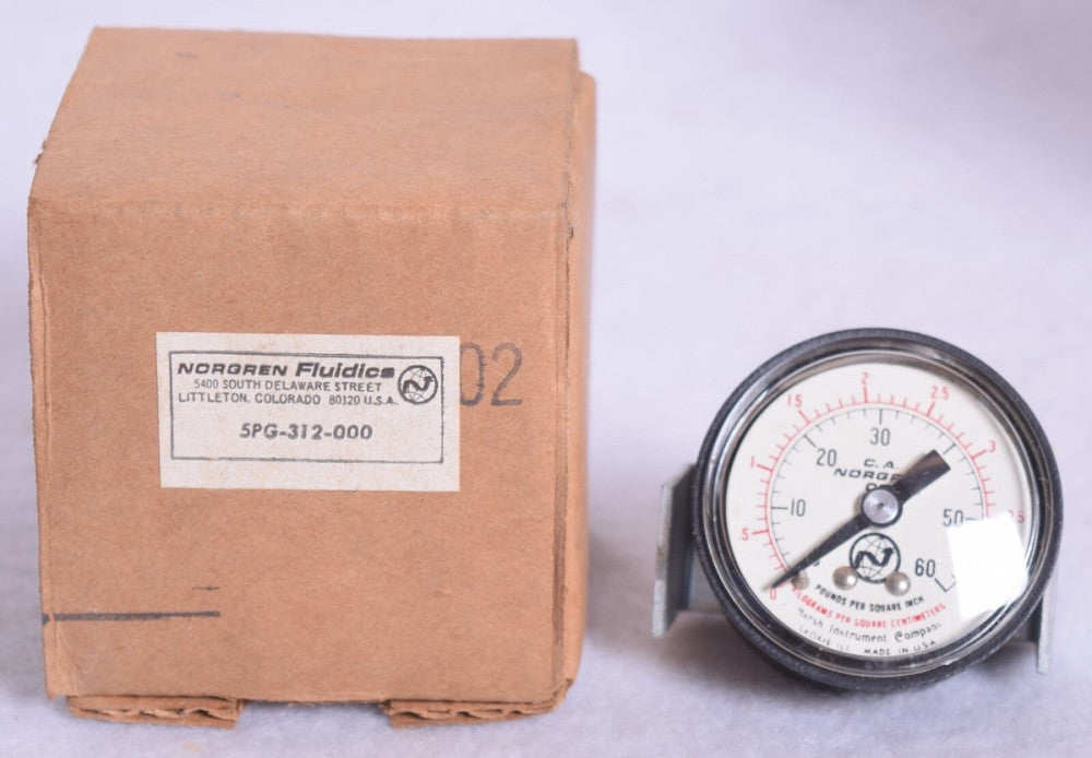 Norgren Fluidics Pressure Gauge 5PG-312-000