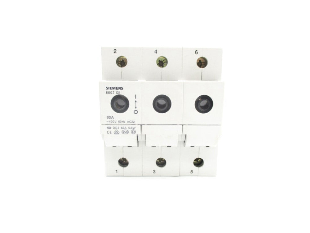 SIEMENS 5SG7131 400V 63A NSNP