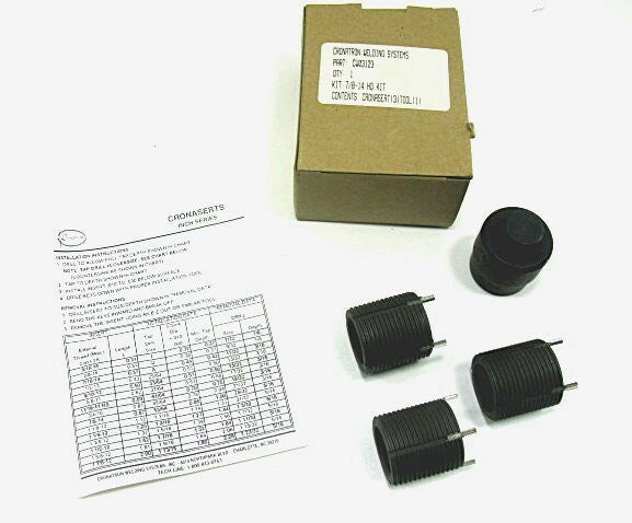 Cronatron (CW03123) 7/8-14 Keylocking Thread Inserts/Tool Kit New