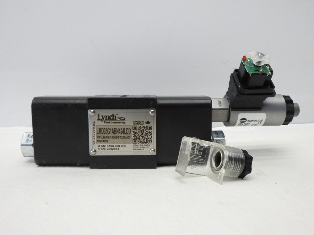 Lynch Fluid Controls LMD03G1ABN424LDD, VP-LMABA-D03GT21UAX-ON24DS - NEW READ DES