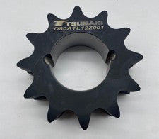 Tsubaki D80ATL12Z001 Double Roller Chain Sprocket, 12-Tooth 
