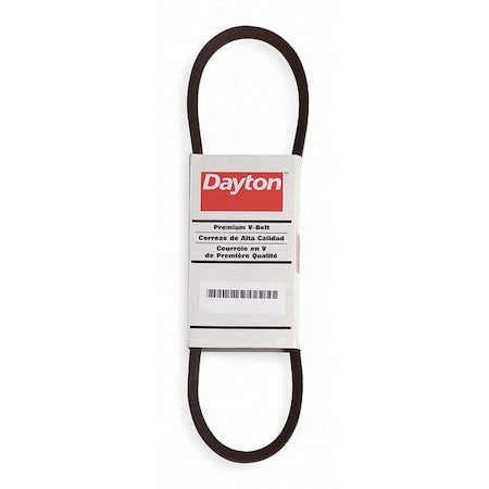 Dayton 2L457 5Vx1700 Cogged, Wedge V-Belt, 170 In Outside Length, 5/8 In Top