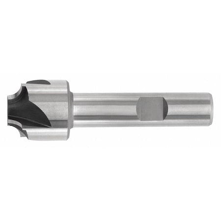 Cleveland C75383 4-Flute Hss Corner Rounding End Mill Clevelland Cre Bright