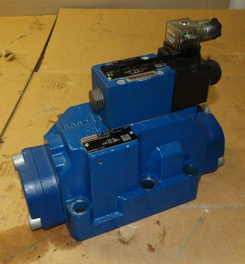REXROTH DIRECTIONAL SOLENOID VALVE 240 VAC 120 VDC COIL 4WEH22D766EW110N9ETK4B10