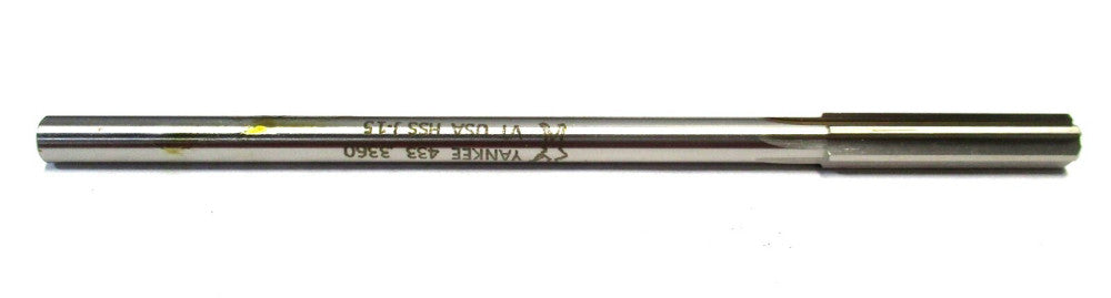 Made in USA (72033368) 0.336" 11/32 x 1-1/2 x 6 6-Flute RH HSS Chucking Reamer