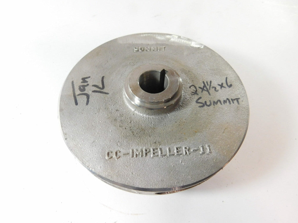 Summit CC-IMPELLER-11 6" Stainless Steel Enclosed Impeller - NEW Surplus!