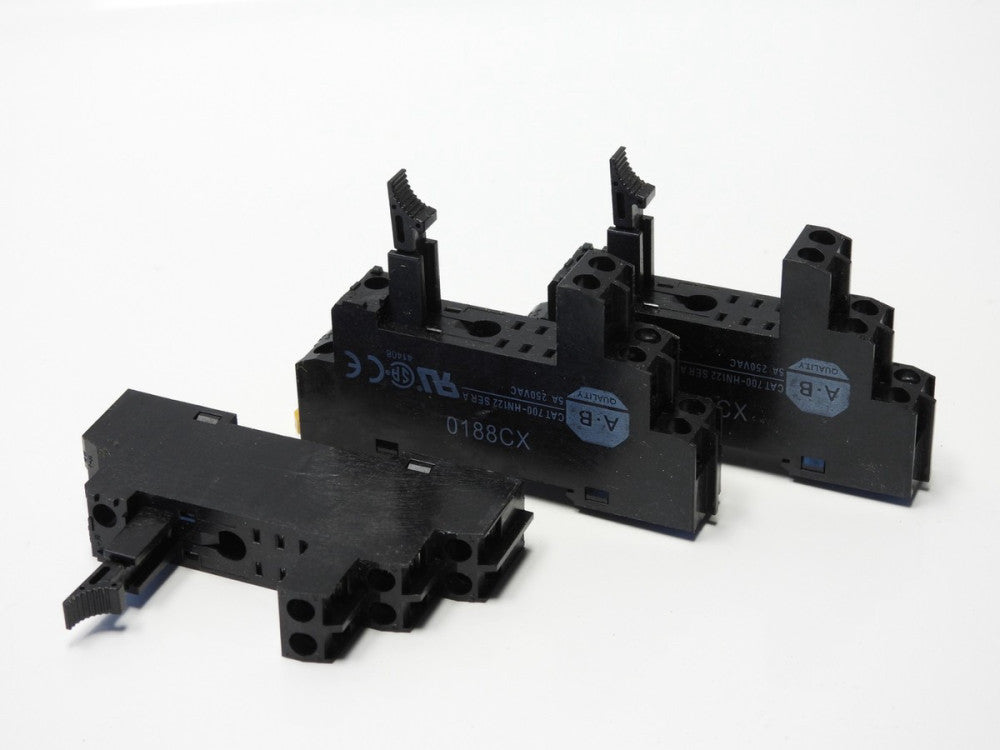 (Lot of 3) Allen Bradley 700-HN122 Relay Socket New Without Box