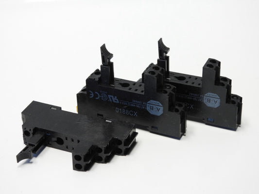 (Lot of 3) Allen Bradley 700-HN122 Relay Socket New Without Box