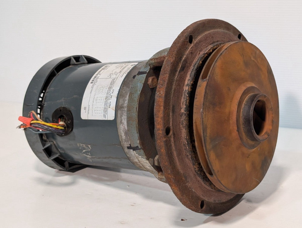GE General Electric K256 A-C Motor Assy 5K49MN4104 1HP, 60Hz, 1725RPM, 3PH