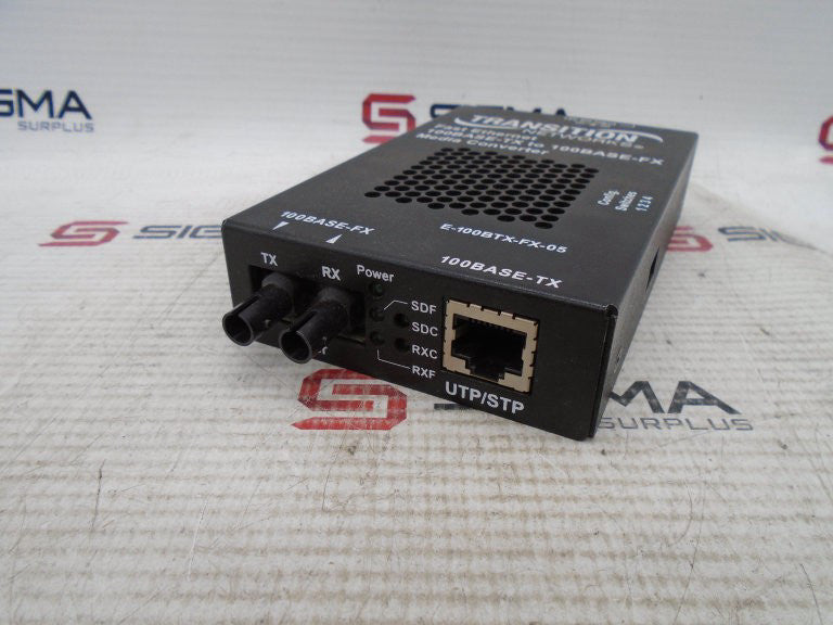 TRANSITION NETWORKS E-100BTX-FX-05 ETHERNET SWITCH
