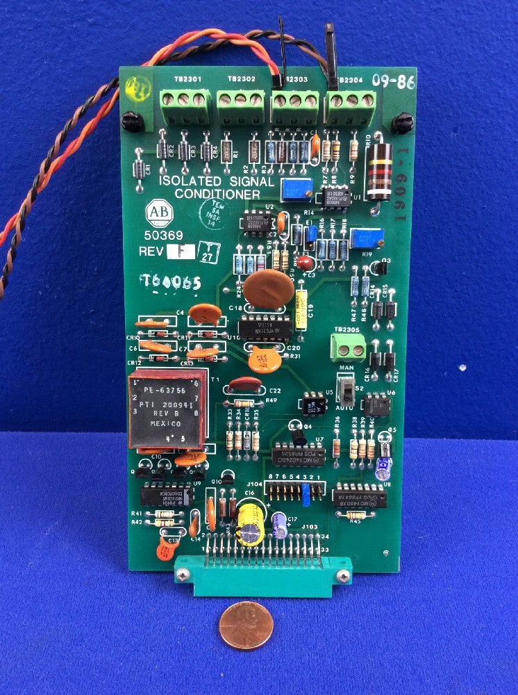 ALLEN BRADLEY 50369 ISOLATED SIGNAL CONDITIONER REV. F