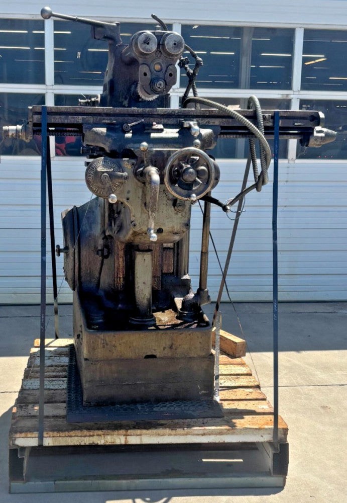 KEARNEY AND TRECKER MILWAUKEE MODEL H HORIZONTAL MILLING MACHINE SERIAL 9-3649